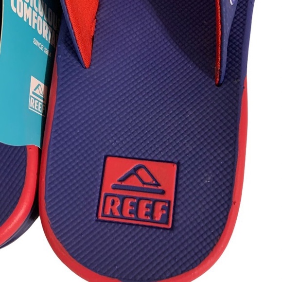 NWT Reef x MLB Texas Rangers Flip Flops With Bottle Opener Men’s Size Various - Picture 6 of 10